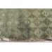R4230 Gorgeous Wool & Silk Dark Green Color  Diamond pattern Tibetan Area Rug 6' x 9' Handmade in Nepal